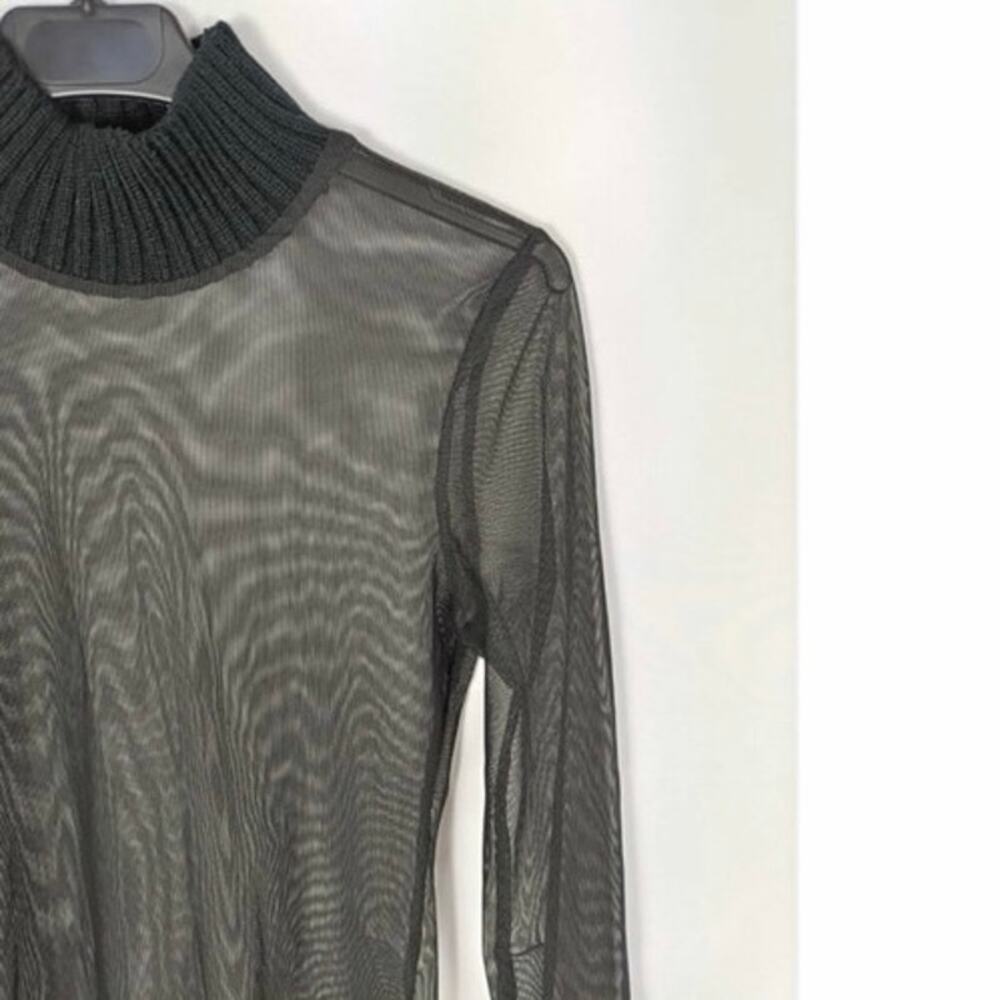 Zara black mesh bodysuit Size S - Picture 2 of 8